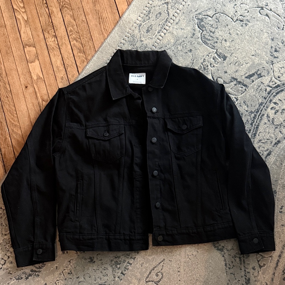 Old Navy Black Jean Jacket